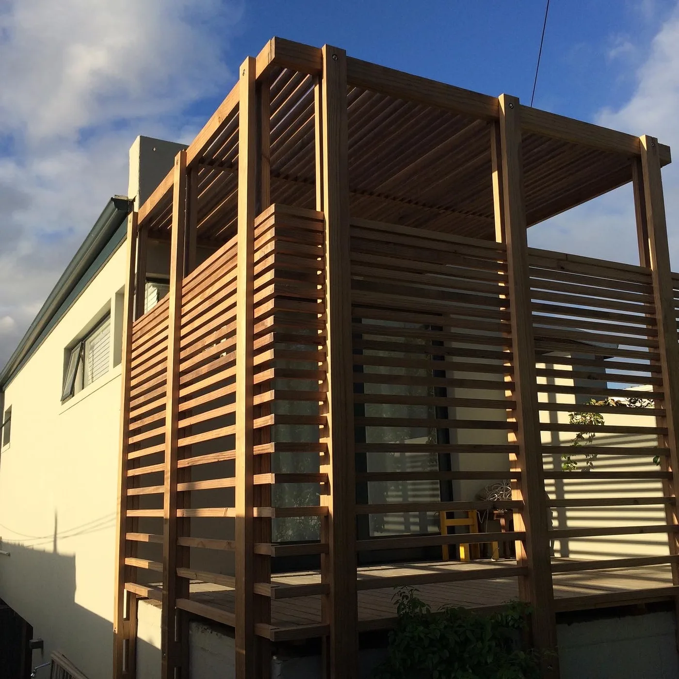 Designer wax pine pergola, Cape Town